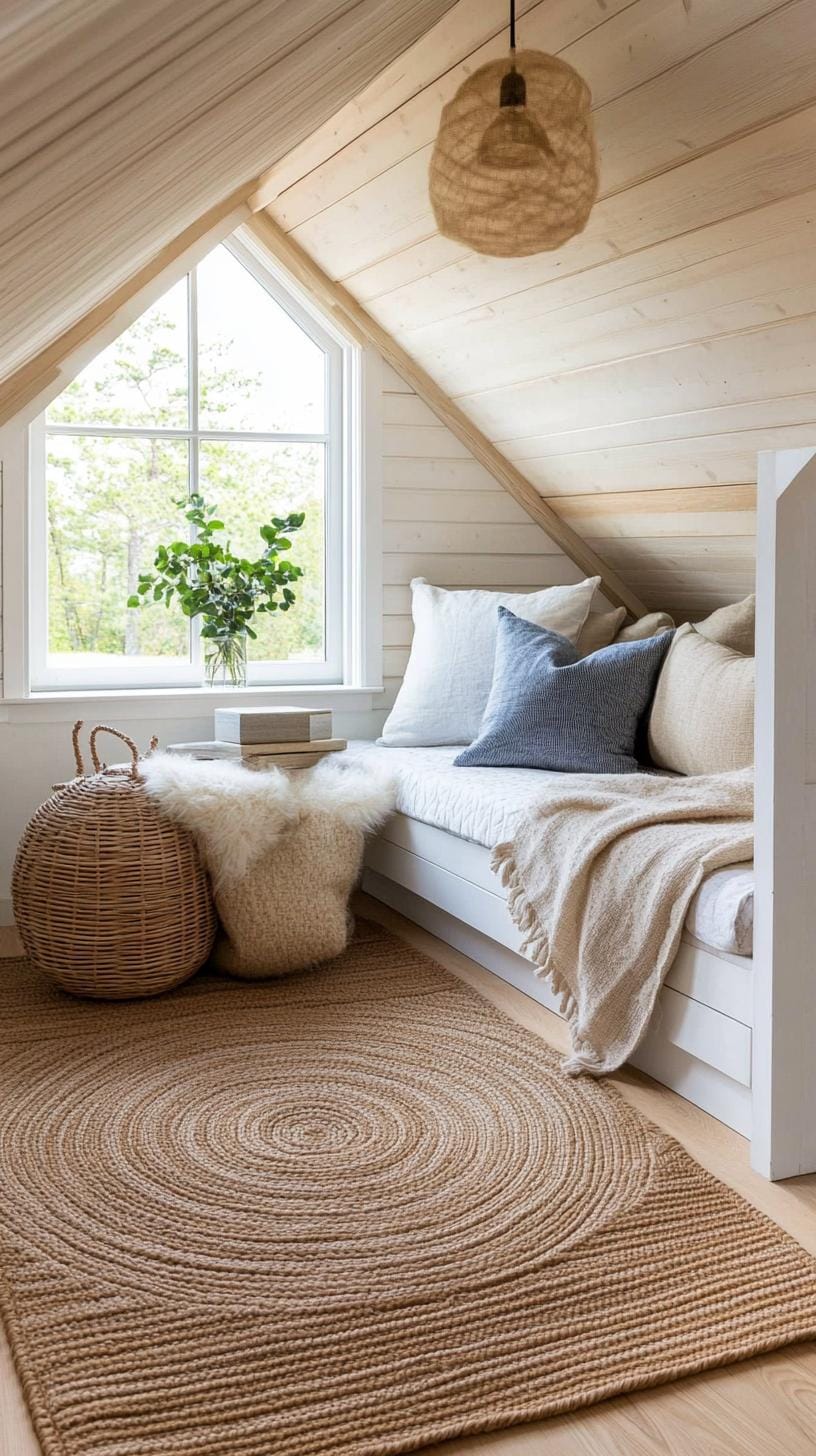15 Genius Small roof tree bedroom ideas to maximize the room 20 6. Senior light couch nook: position a small couch or a chair under a skylight for natural light lighting-2