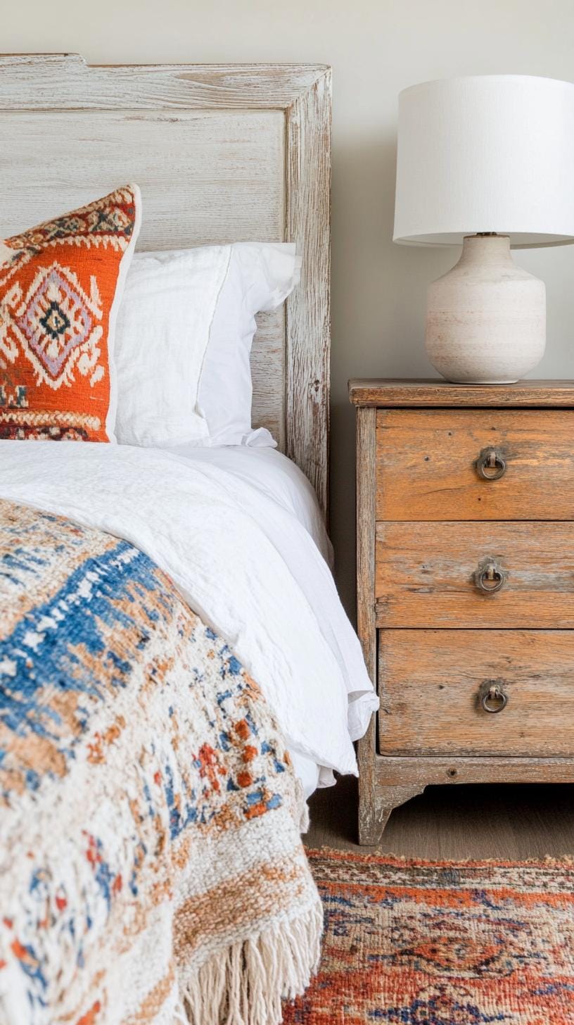 20 beautiful Boho bedroom for teenagers: ideas for 2025 11 3 .. vintage furniture touches: integrate