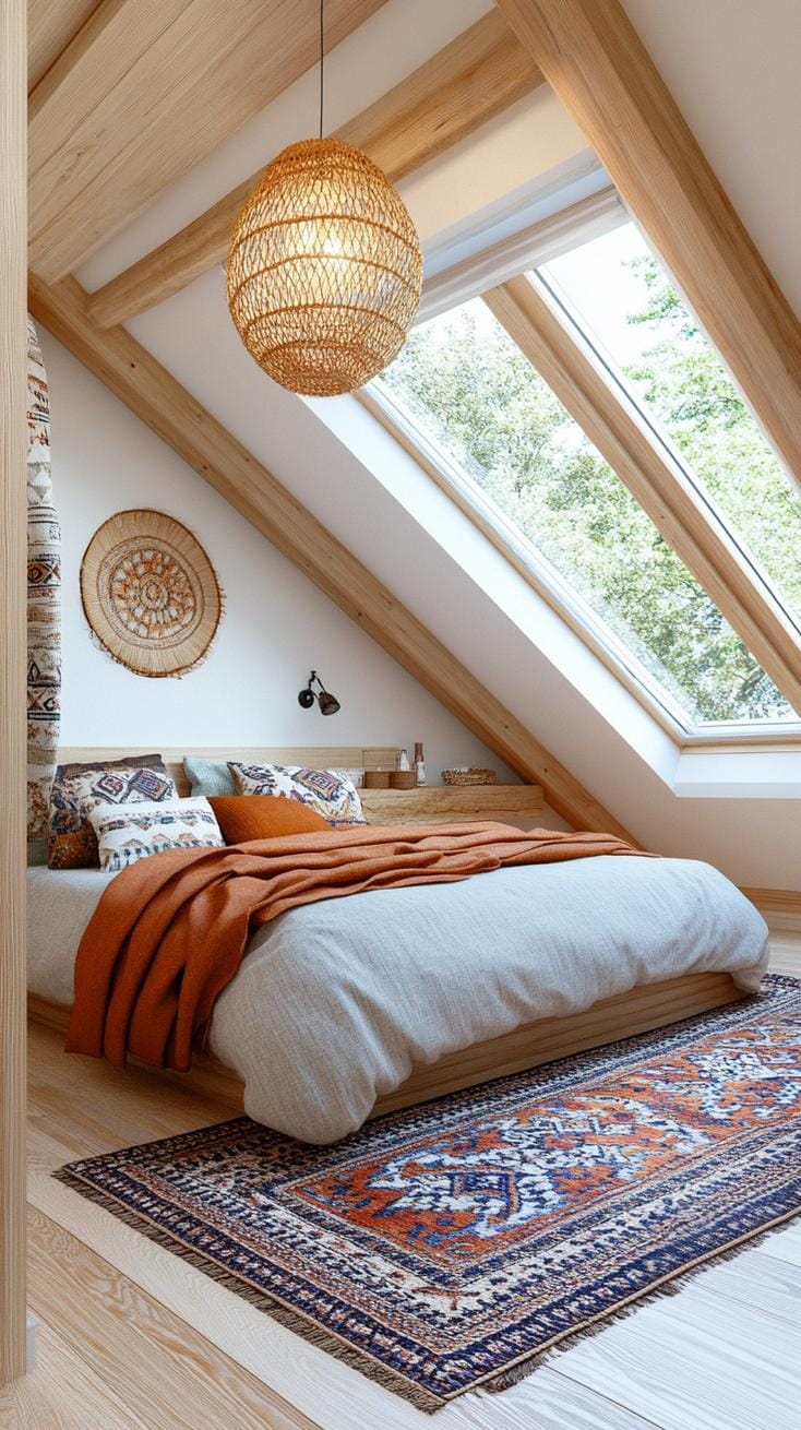 21 sweet attic bedroom ideas that you will love 55 17. Create an earth-and-fire topic with terracotta-colored accents, tribal deductions and natural stone elements 1