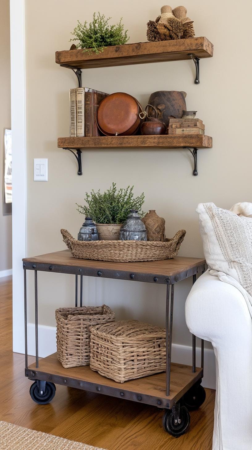 23 einzigartige Boho Farmhouse Wohnzimmer Ideen zum Kopieren 68 21.