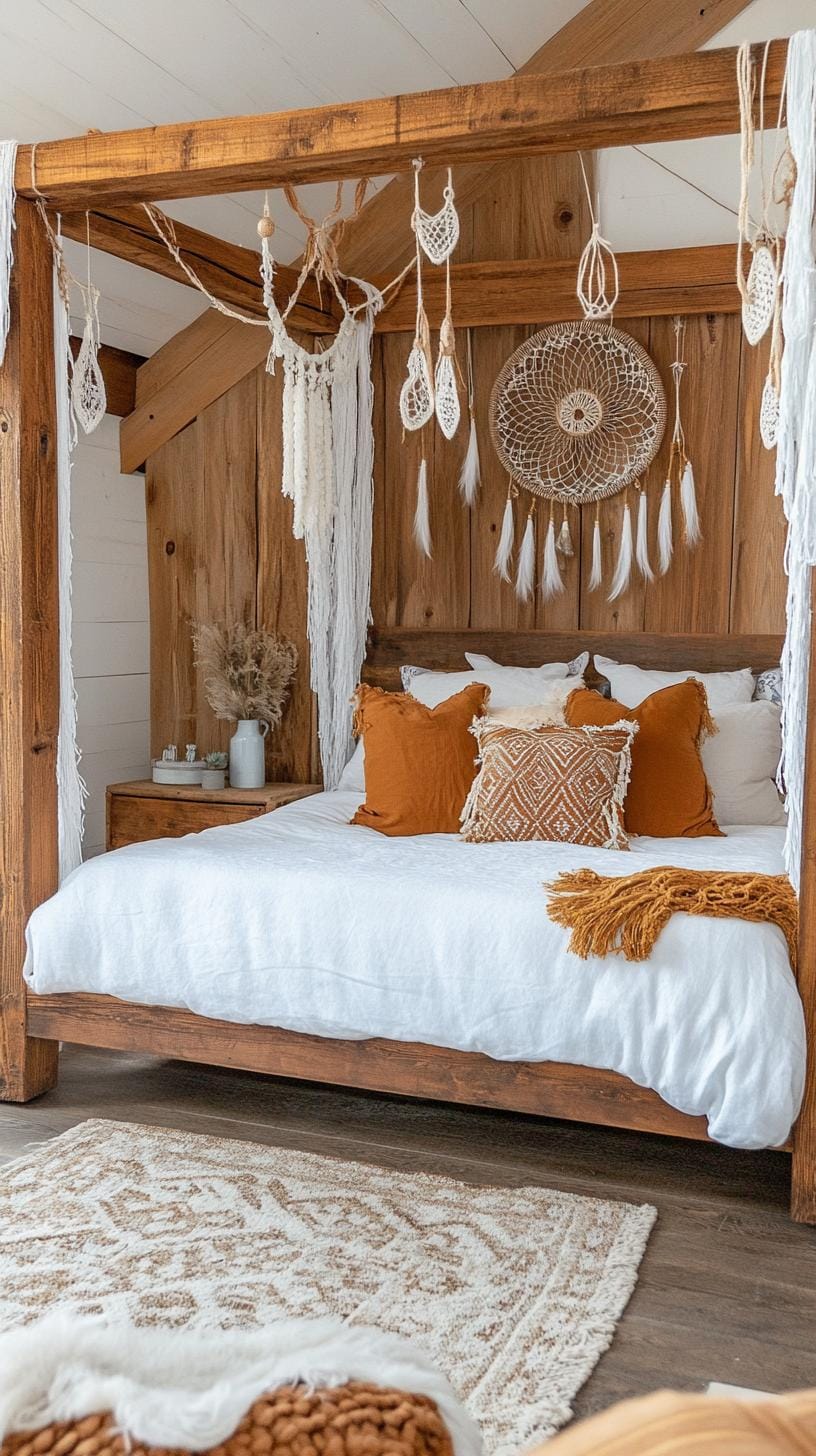 21 Breathtaking Western Boho Bedroom Ideas to inspire you 19 S.