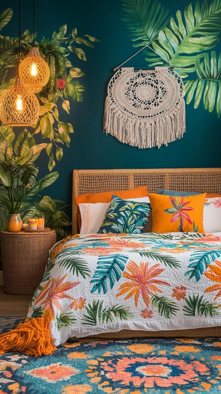 21 colorful boho bedroom ideas for a bizarre hippie vibe 10 3 ..
