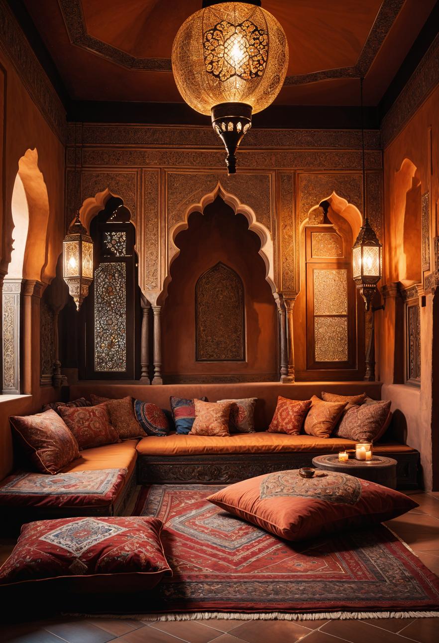 48 Super Cute Dream Room Inspirations for Ultimate Coziness! 29 21. Moroccan Oasis Decor Ideas-0