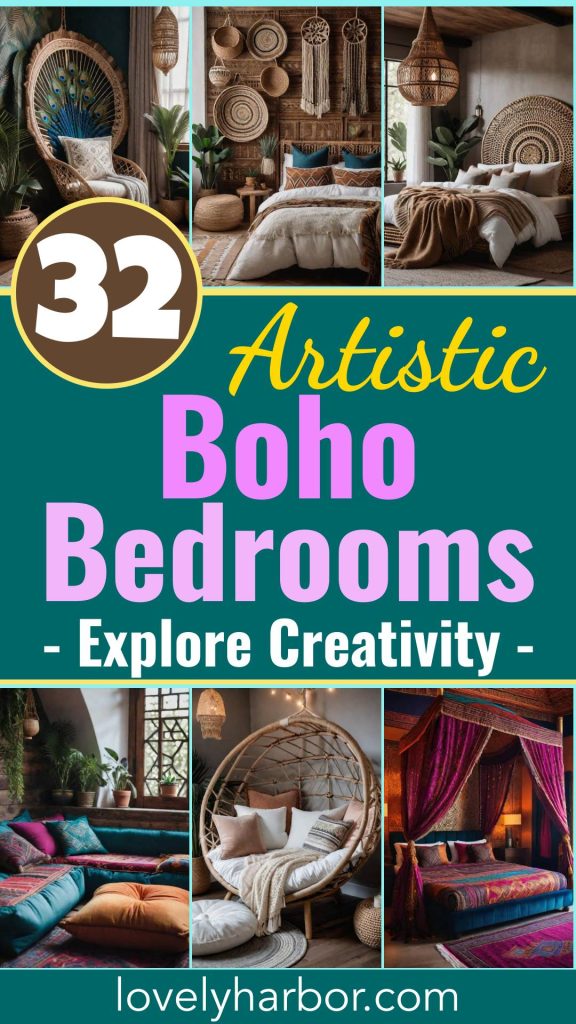 32 Artistic boho bedroom Ideas for 2024 2 32 New & Artistic boho bedroom Ideas