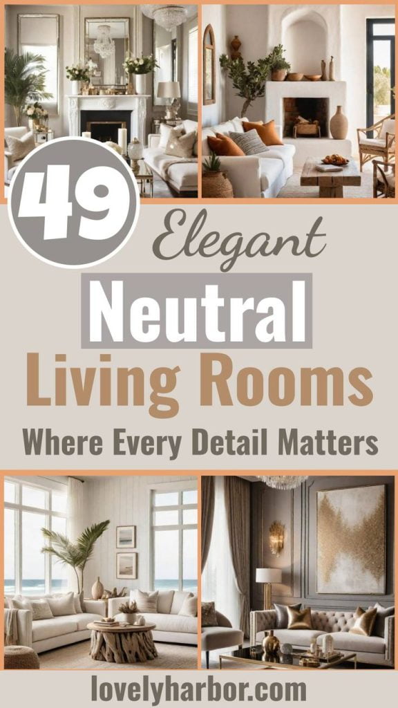 49 Neutral Living Room Ideas: Serenity and Style in Every Detail 2 49 Neutral Living Room Ideas_ Serenity and Style in Every Detail