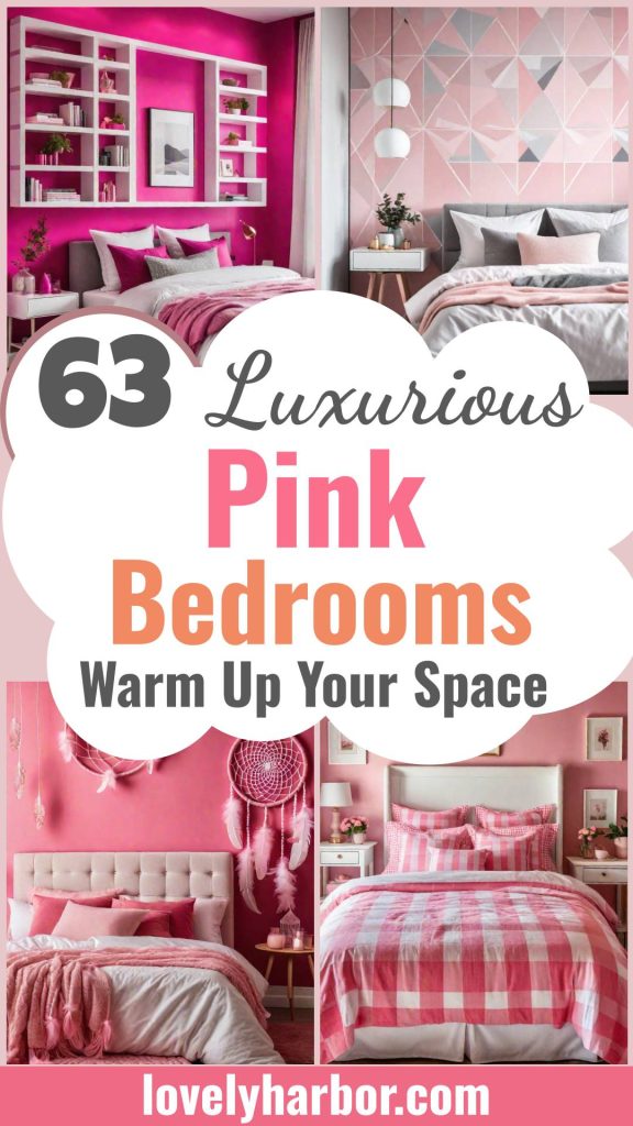 63 Luxurious Pink Bedrooms to Warm Up Your Space 67 63 Pink Bedrooms