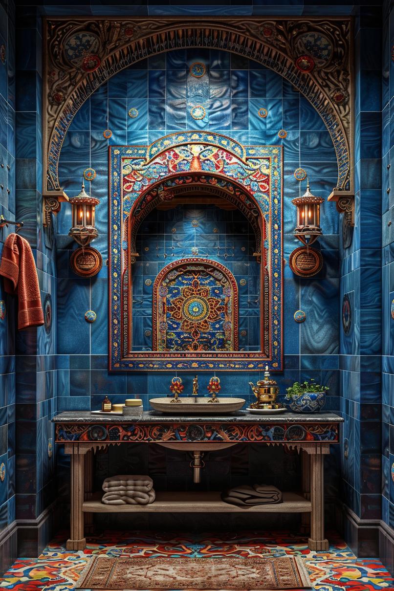 19 trendy bathroom tiles ideas, the WoW 6 2. A taste of Morocco: Living tile-1