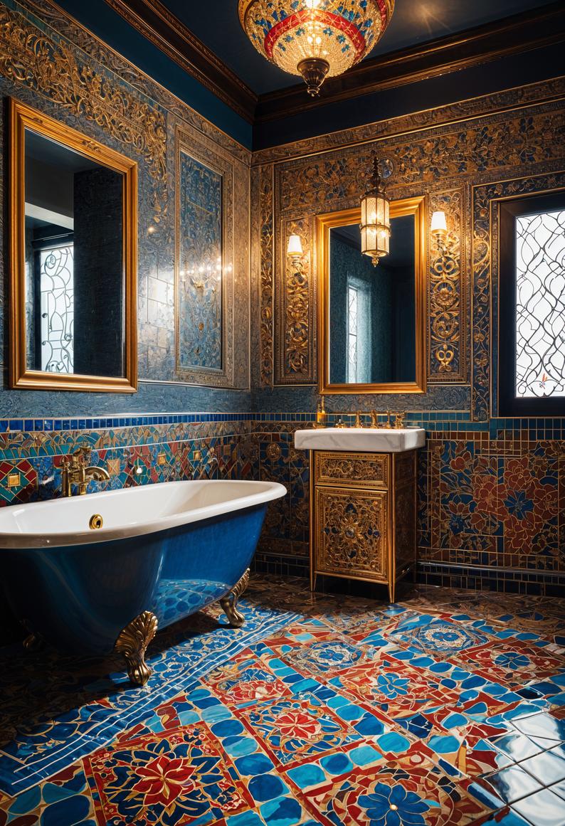 19 trendy bathroom tiles ideas, the WoW 7 2. A taste of Morocco: Living tile-2