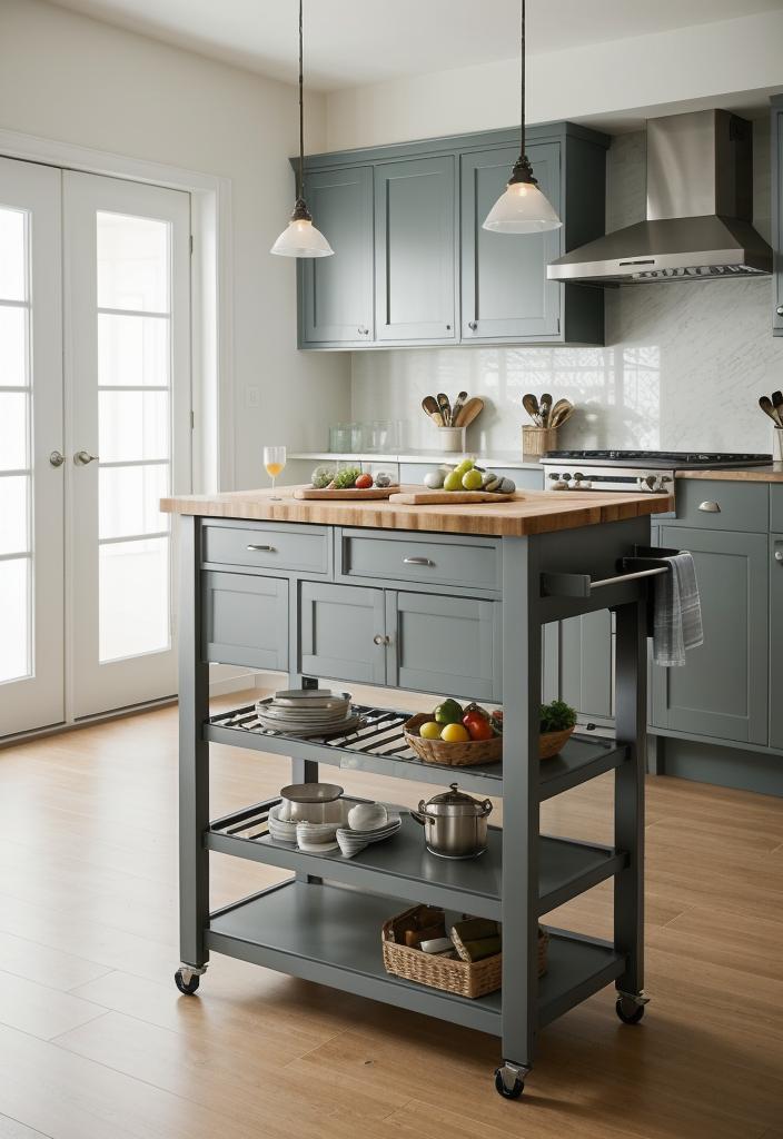 26 Genius Kitchen Island Ideen: Stil und Funktionalität 40 26. Einstellbare Höhe Kücheninsel-0