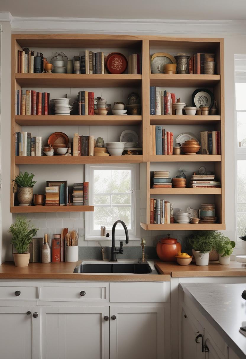 21 Inspirational kitchen cabinet ideas: From modern to classic designs 8 5. Airy open shelves cabinet-0