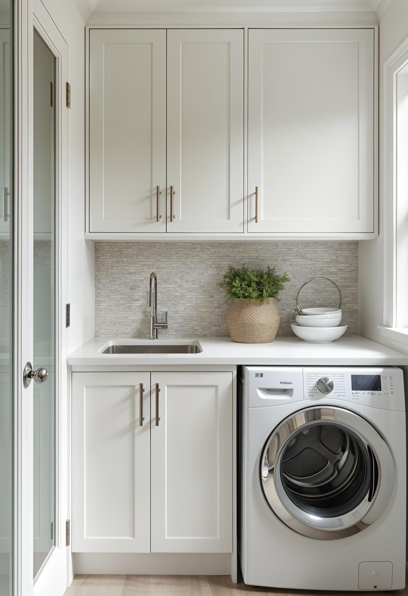 20 Genius Tiny laundry kitchen ideas: organization & stacked design 26 10.