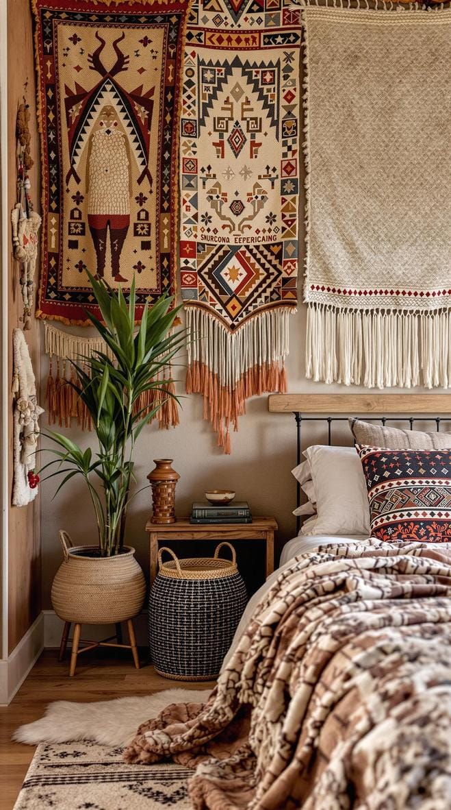 21 Breathtaking Western Boho Bedroom Ideas to inspire you 54 17. Arrange