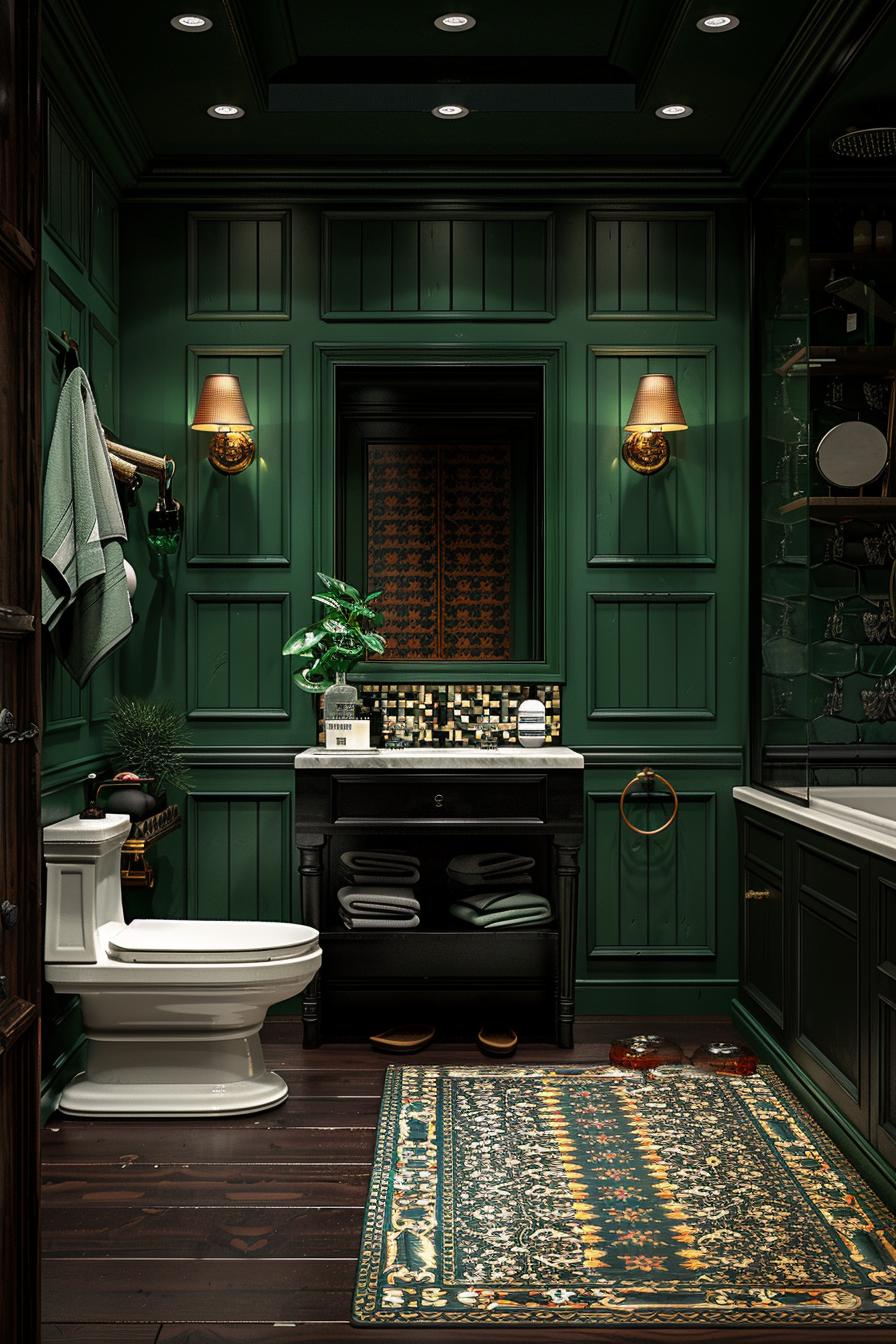 15 beautiful Shiplap bathroom styles to impress your guests 26 12. Art Deco Shiplap Bathroom Designs-1
