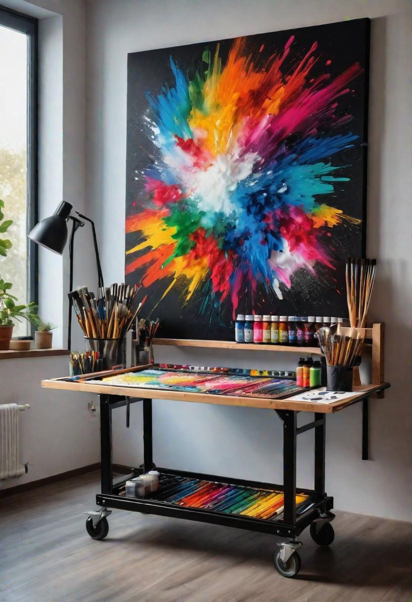 48 Super Cute Dream Room Inspirations for Ultimate Coziness! 20 13. Artist's Dream Studio Setup-0