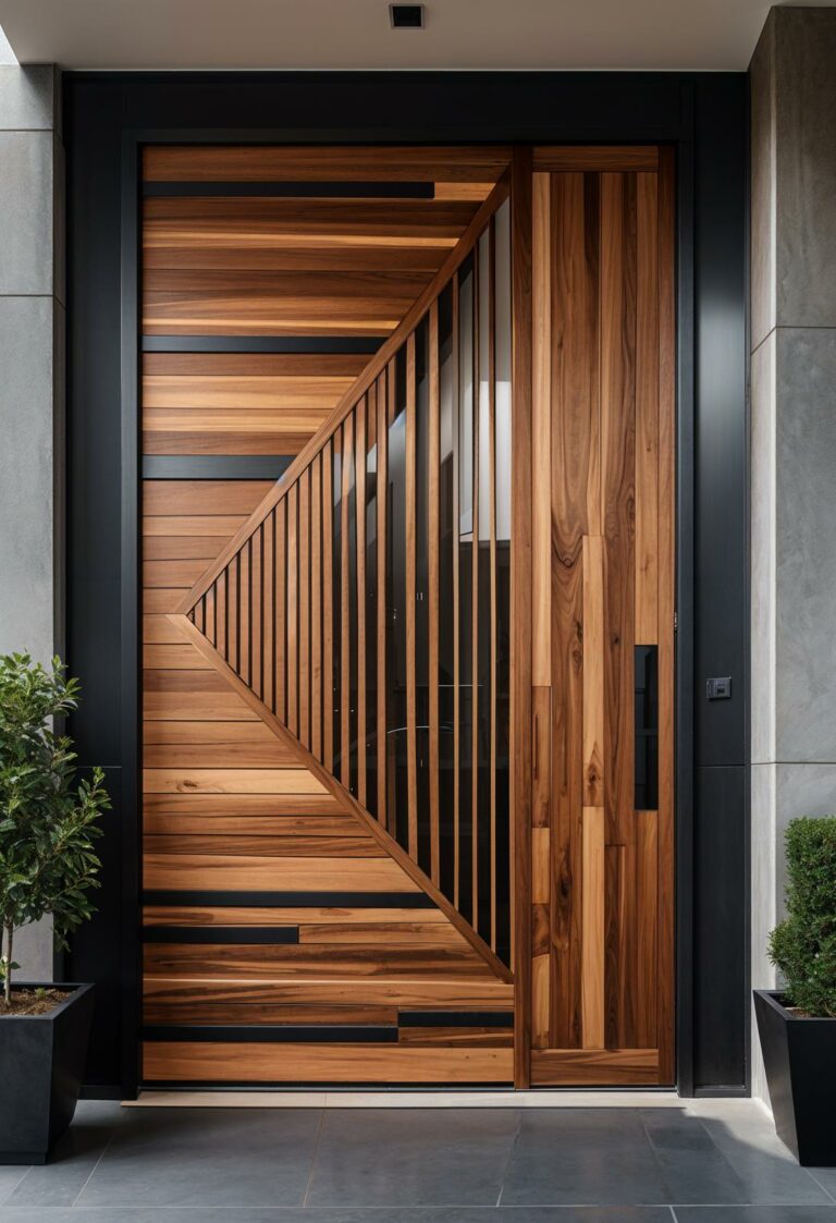 29 Stunning Wooden Door Designs for Main Entrances