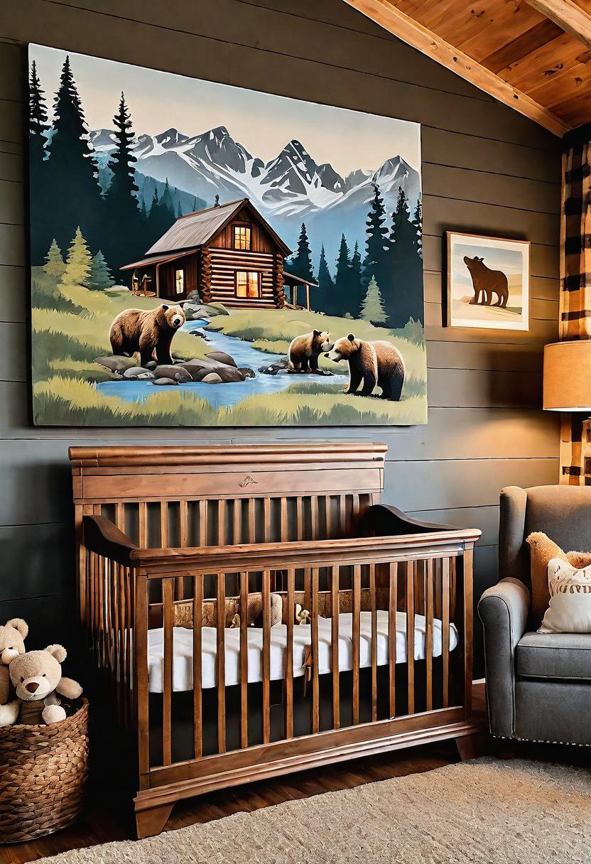 28 Charming Baby Boy Nursery Ideas: Creative Themes and Decor for Your Little Man 20 17. Bear & Flannel Nursery Theme-1