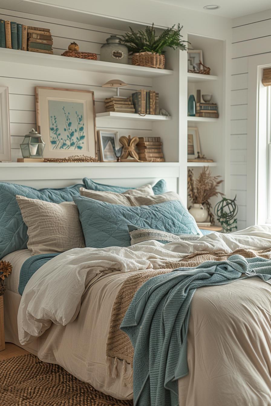 15 clever tiny bedroom ideas that you have to see 4 1. Bedroom warehouse solutions: disadvantages of the night shelves-1