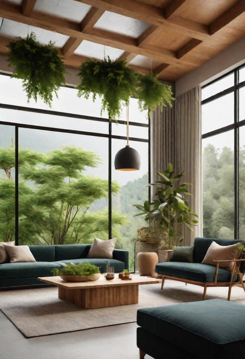 37 Cozy Contemporary Living Room Ideas: Modern Elegance 13 11. Biophilic Living Room Design-0