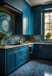 39 Trendy Blue Kitchen Cabinet Ideas: with Cool, Sophisticated Vibes