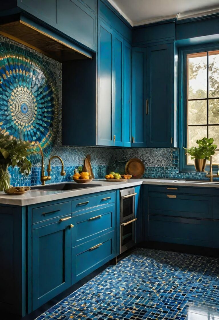 39 Trendy Blue Kitchen Cabinet Ideas: with Cool, Sophisticated Vibes