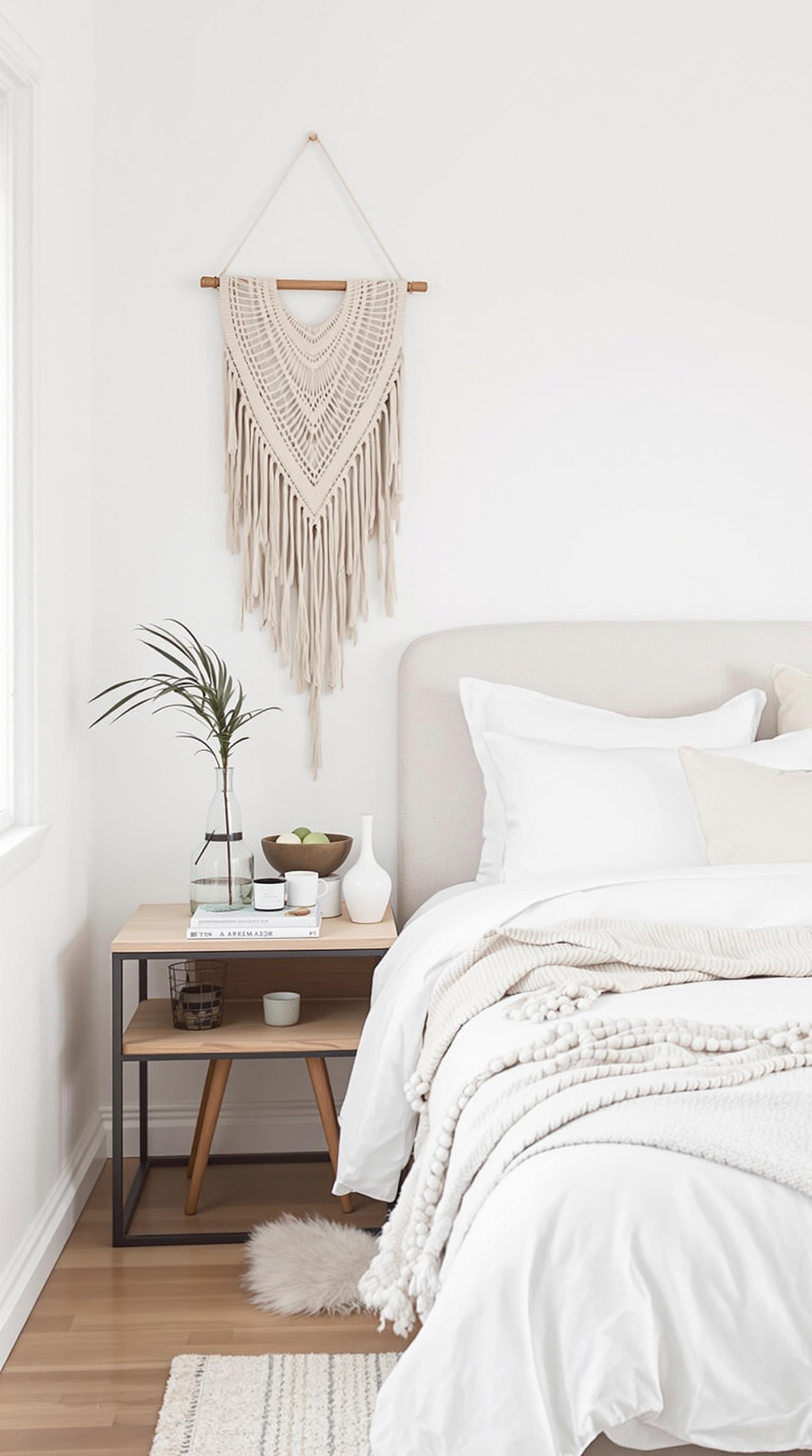 20 new minimalist bedroom ideas to inspire your 2025 refreshment 46 14. Bohemian Misch