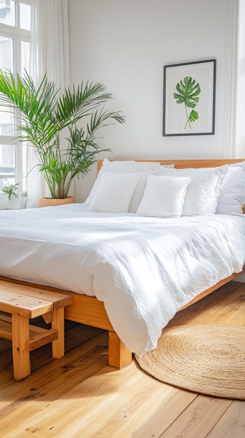 20 new minimalist bedroom ideas to inspire your 2025 refreshment 47 14. Bohemian Misch