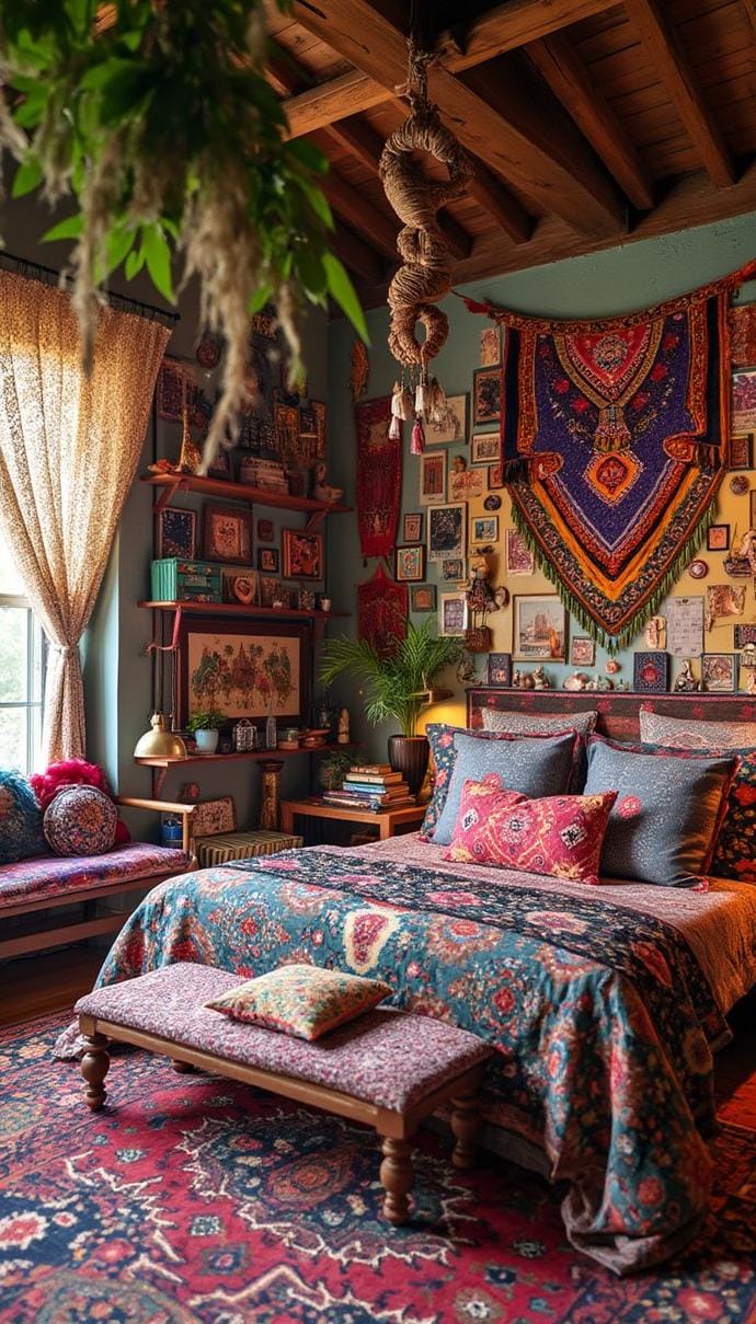 20 beautiful loft bedroom ideas for copying 37 11. Bohemian Loft Decor Inspiration-0