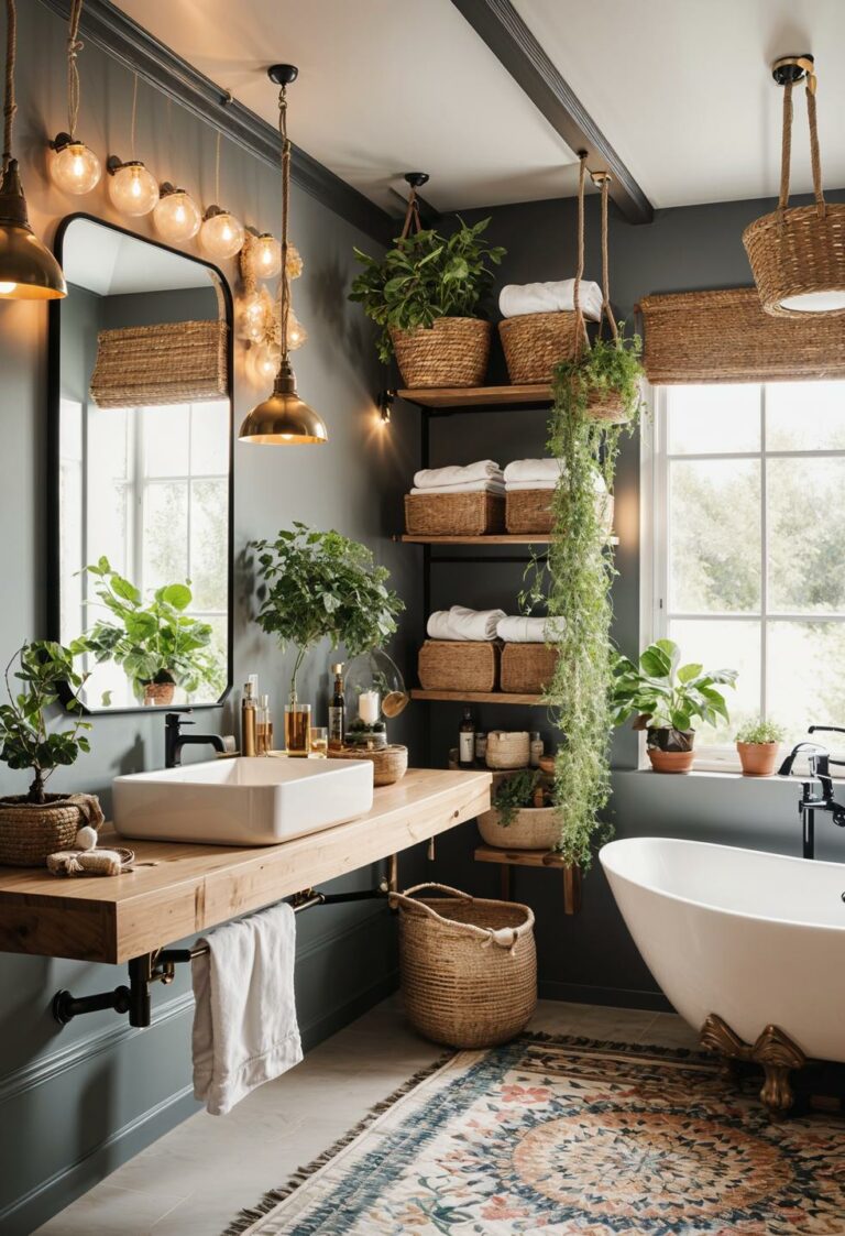 27 Dreamy Boho Bathroom Inspirations for Your Home Makeover