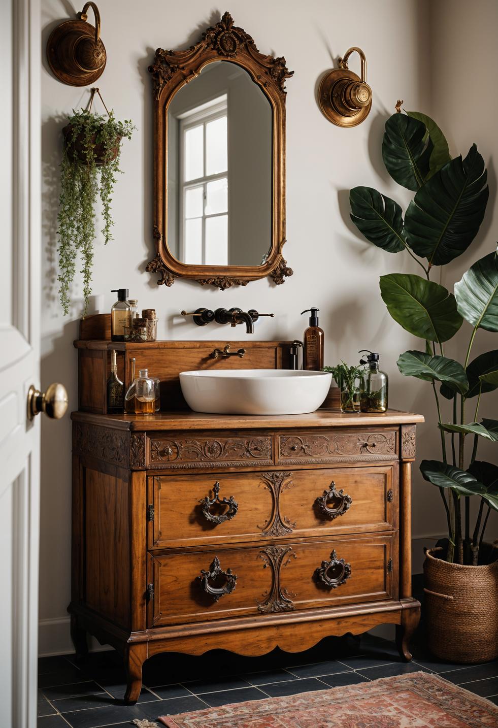 27 Dreamy Boho Bathroom Inspirations for Your Home Makeover 21 12. Boho Bathroom Vanity Inspiration-0