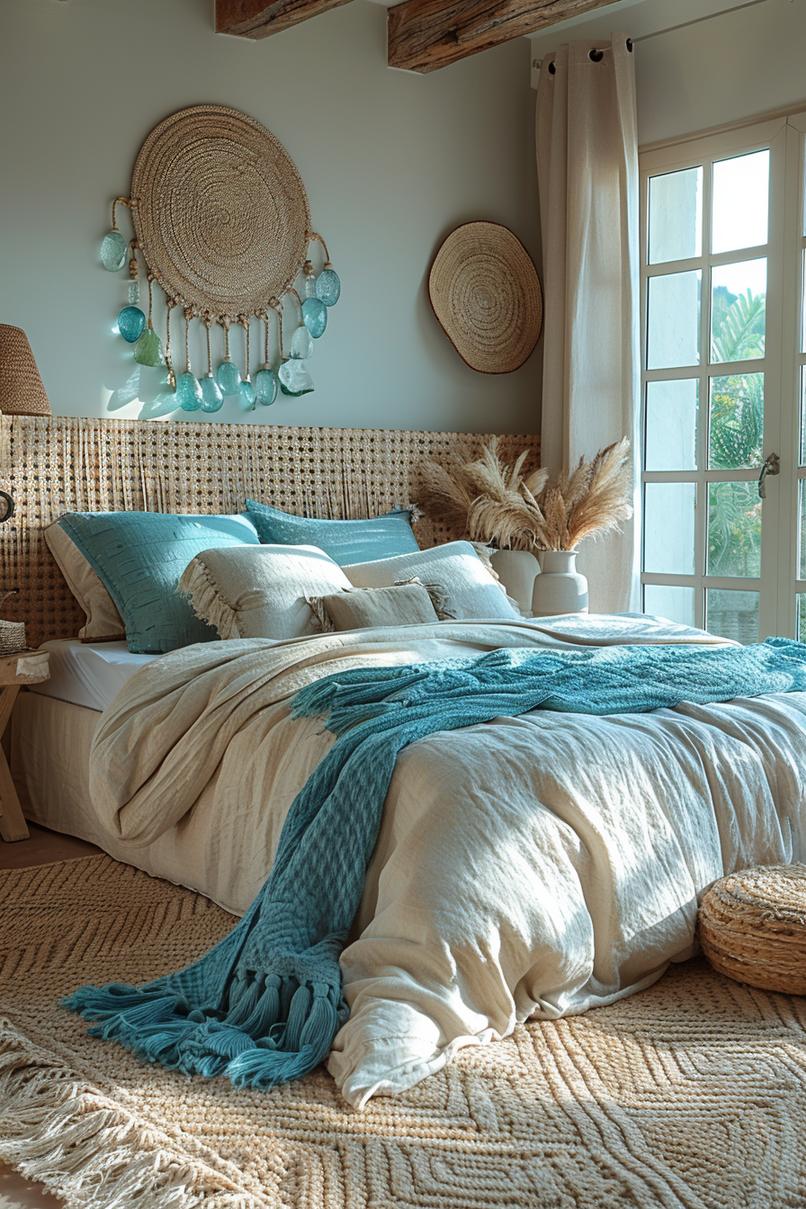 23 trendy boho coastal bedroom ideas that you will love 13 5. Boho Coastal Dreamcatcher DIY-0