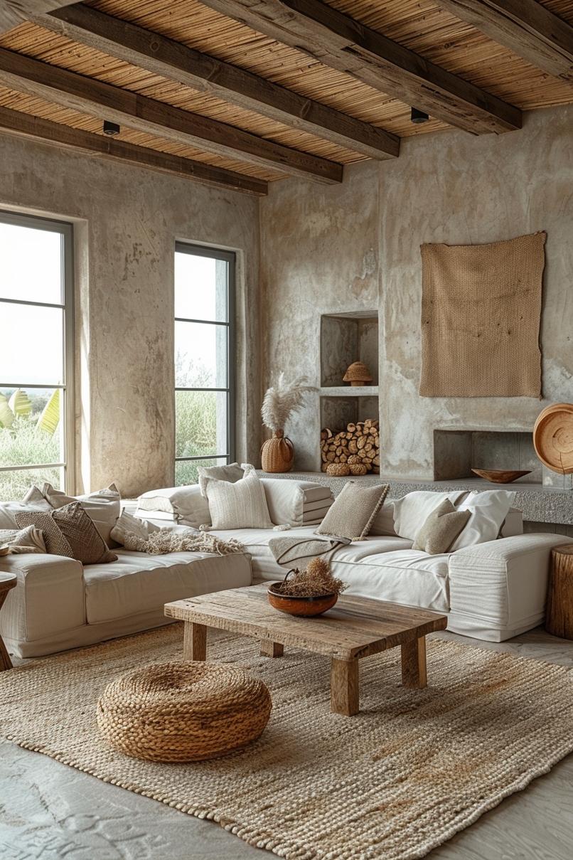 15 chic neutral coasts living room ideas that you will love 37 15. Boho Macrame Wall Decor-2