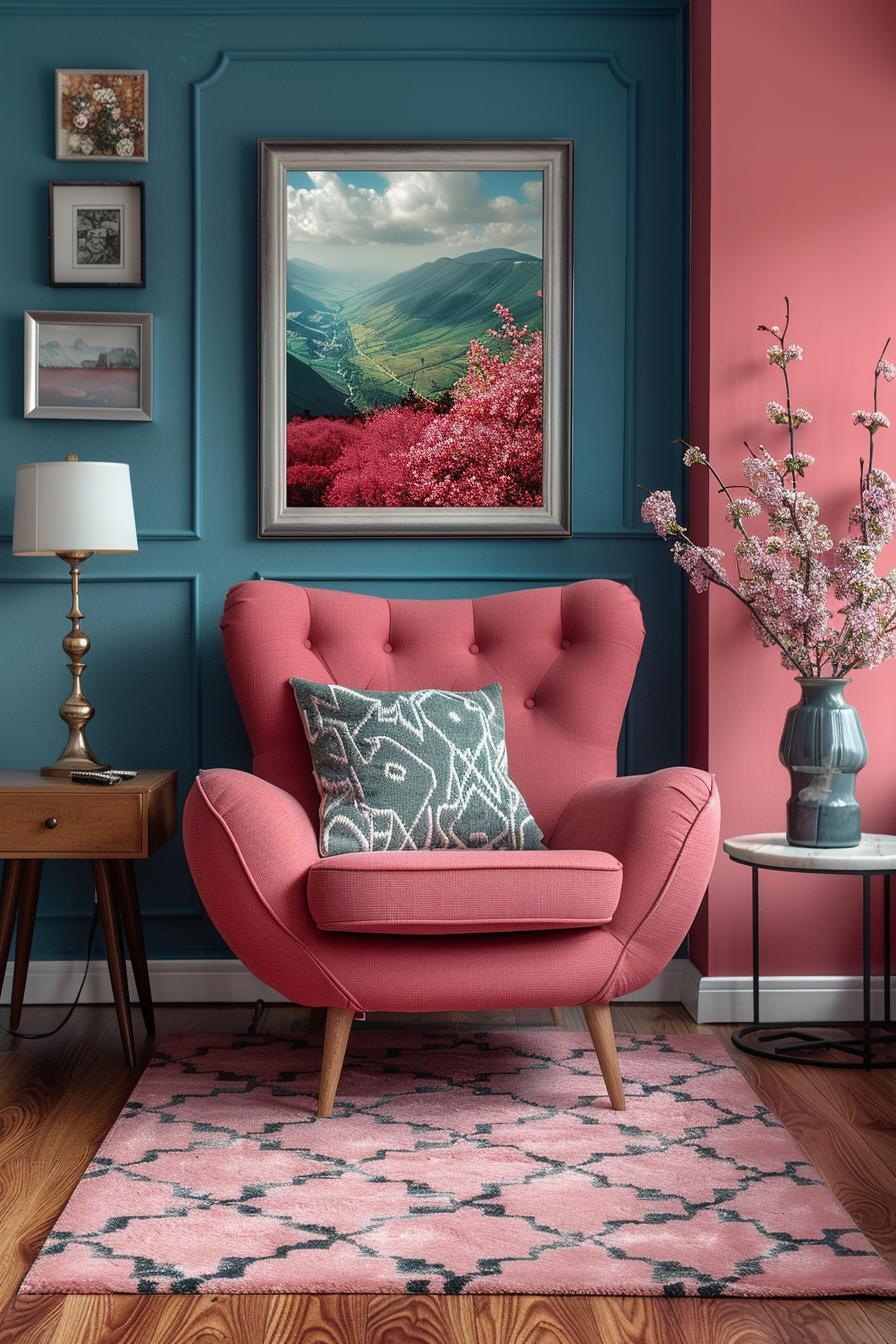 19 beautiful boho in the middle of the century modern living room 50 17th Boho in the middle of the century Fusion Style-0