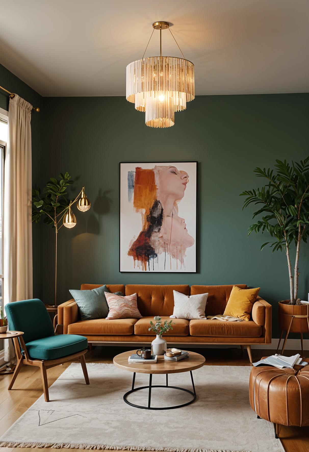 19 beautiful boho in the middle of the century modern living room 15 5. Boho in the middle of the century light lights-0