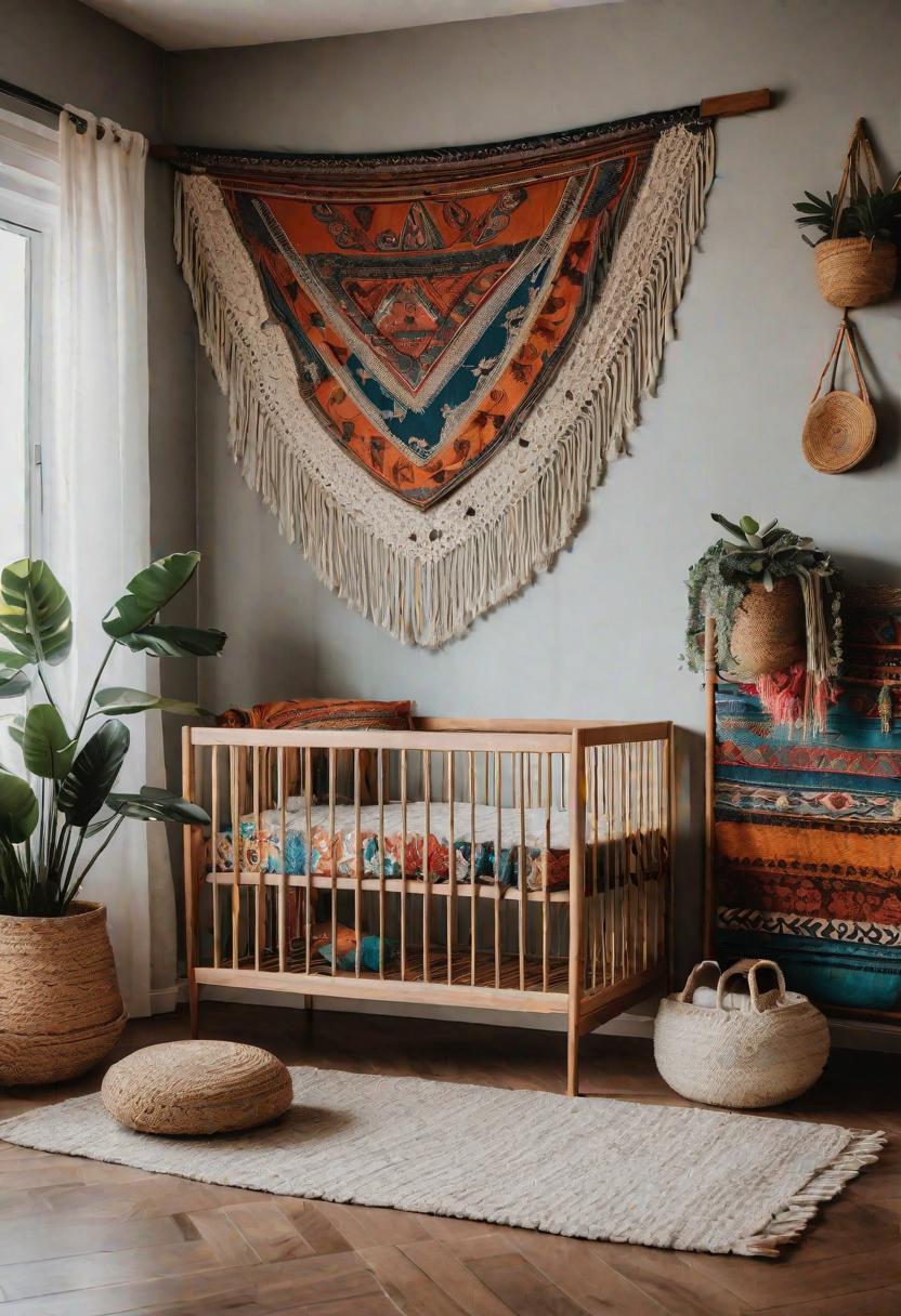 61 Dreamy Nursery Room Inspirations: From Cozy Corners to Whimsical Themes 15 9. Boho Nursery Room Inspiration-0