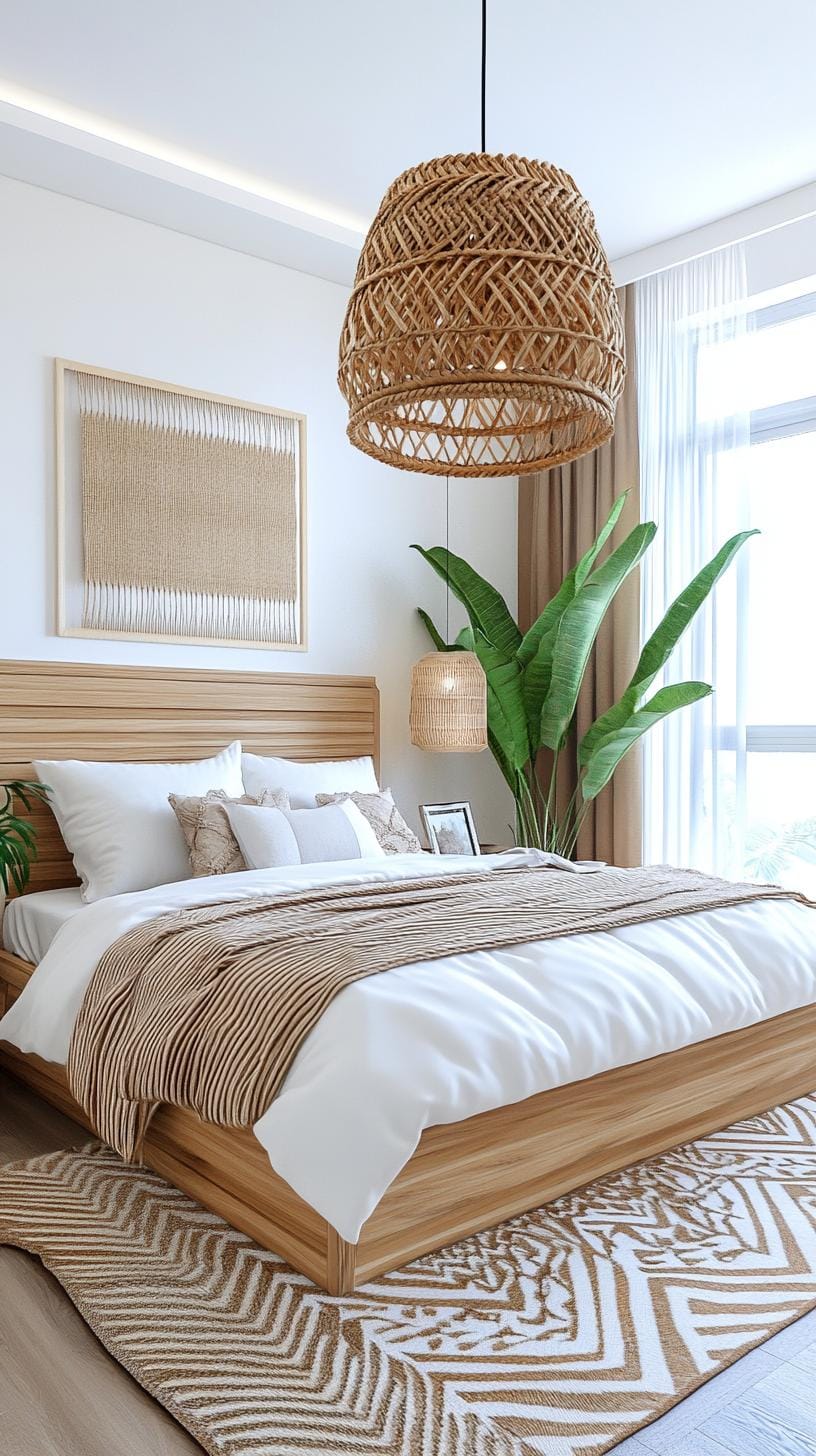 15 unique Boho bedroom -Decor ideas that you have to see 26 9. Boho supporter light statement ideas-1
