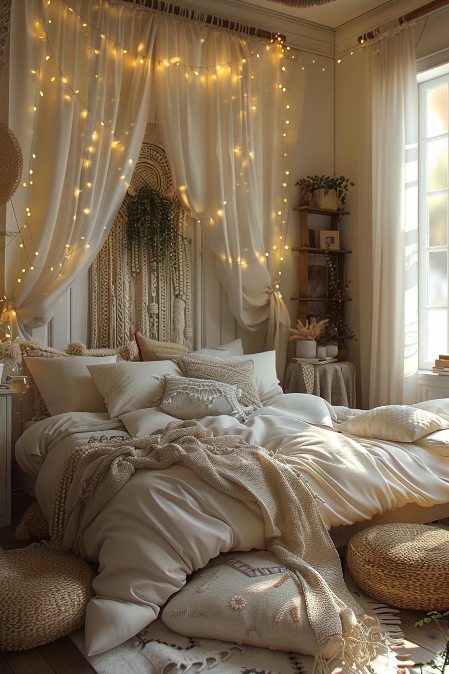 21 super sweet bedroom ideas for teenage girls 3 1. Boho teen girl sanctuary-0