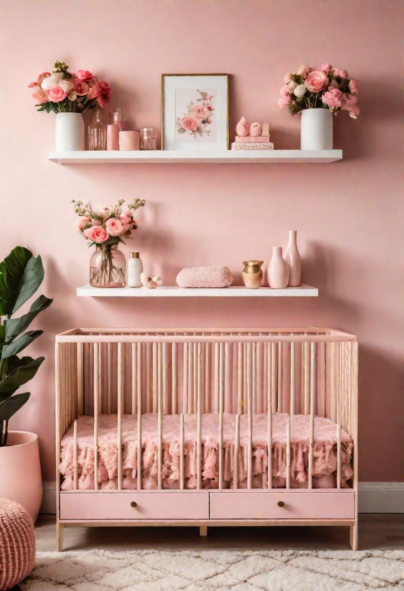 19 Dreamy Pink Boho Kindergarten Ideas: A mixture of warmth, moody and chic Bohemian Style 27 17. Boho vase floating shelf-2