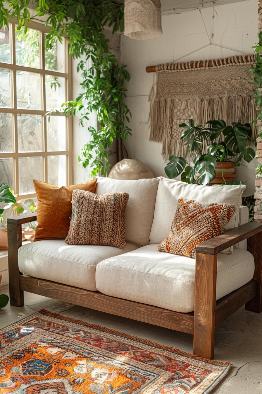 19 unique earthy living room ideas for a cozy makeover 10 3. Boho atmosphere with rattan Accents-1