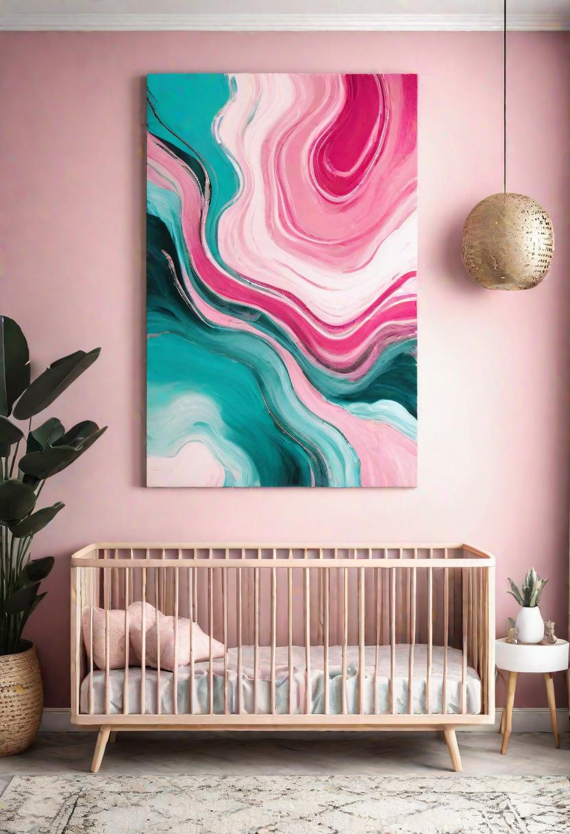 19 Dreamy Pink Boho Kindergarten Ideas: A mixture of warmth, mood and chic Bohemian Style 29 19. Boho Wall Art Collection-0