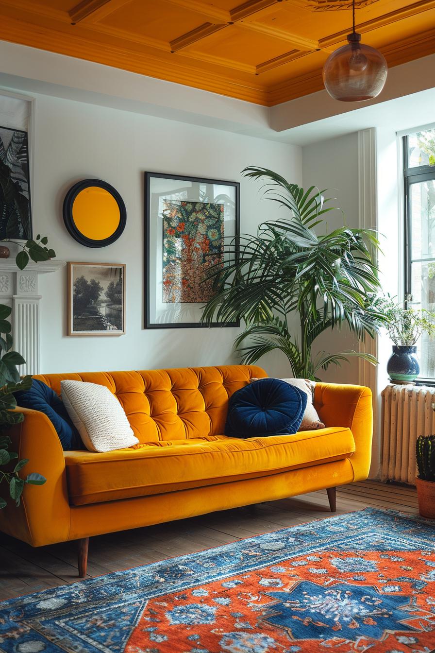 18 colorful in the middle of the century modern living room designs 50 17. Fat-based ceiling colors are out-1