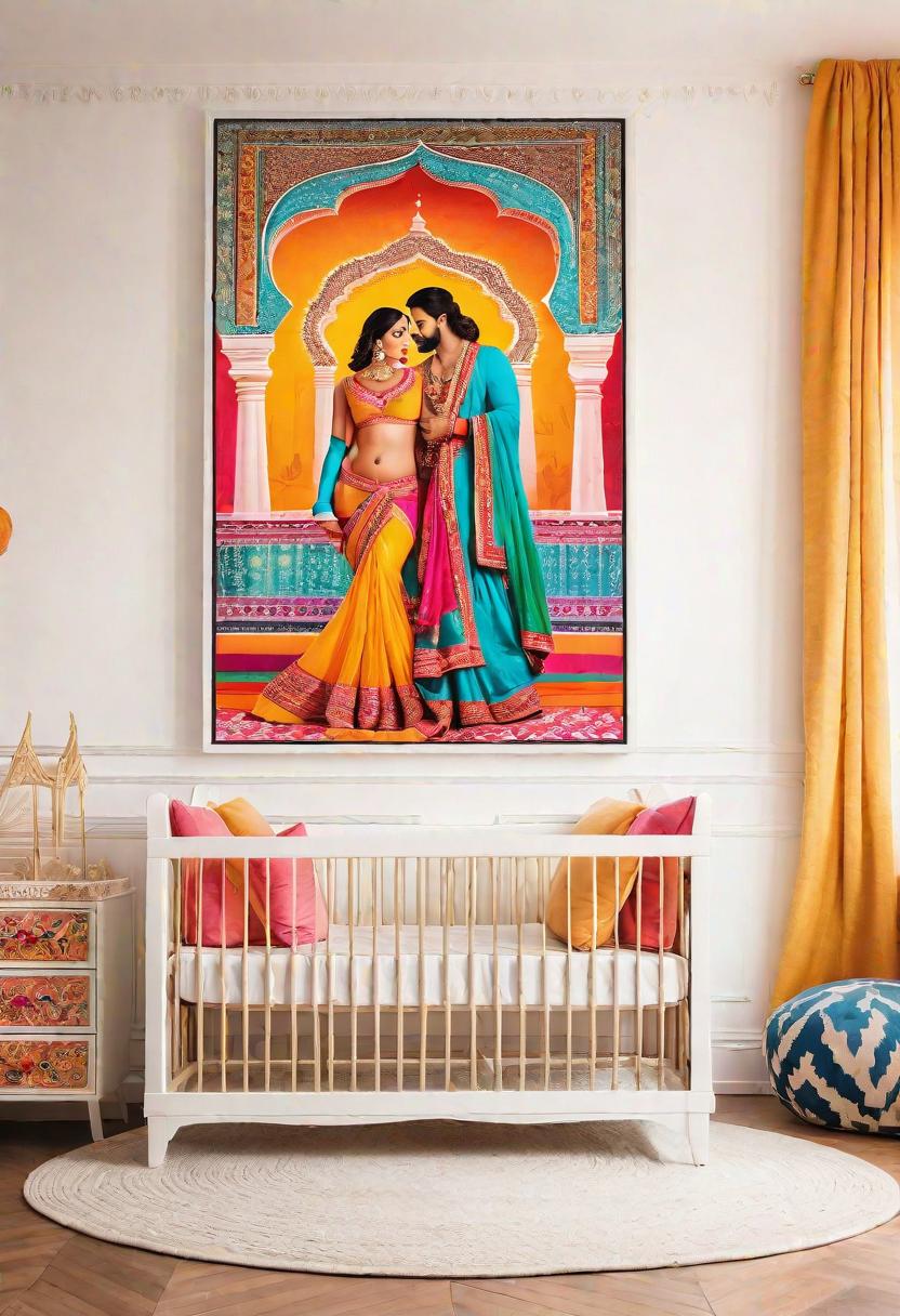 61 Dreamy Nursery Room Inspirations: From Cozy Corners to Whimsical Themes 65 42. Bollywood Boudoir Glamour-1