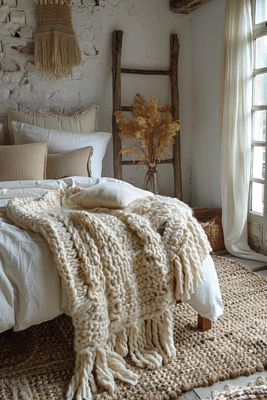 18 Genius Home Bedroom Smoothing Ideas With Small Budget 20 7. Budget-friendly bedroom blanket storage-1