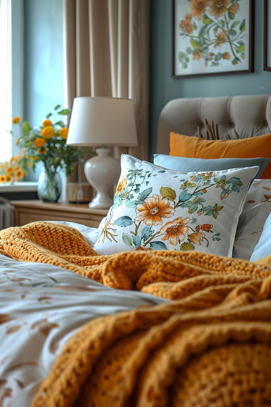 18 Genius Home Bedroom Smoothing Ideas With a Budget 24 9. Budget-friendly DIY pillow cover-0