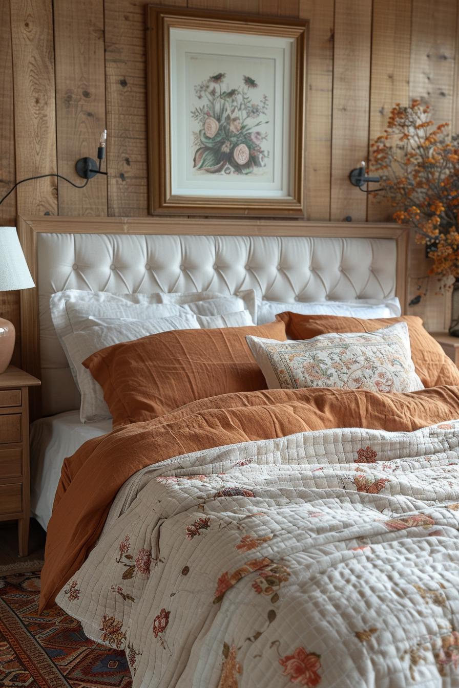 18 Genius Home Bedroom Smoothing Ideas on a Budget 4 1. Budget-friendly fabric headboard upgrade-1
