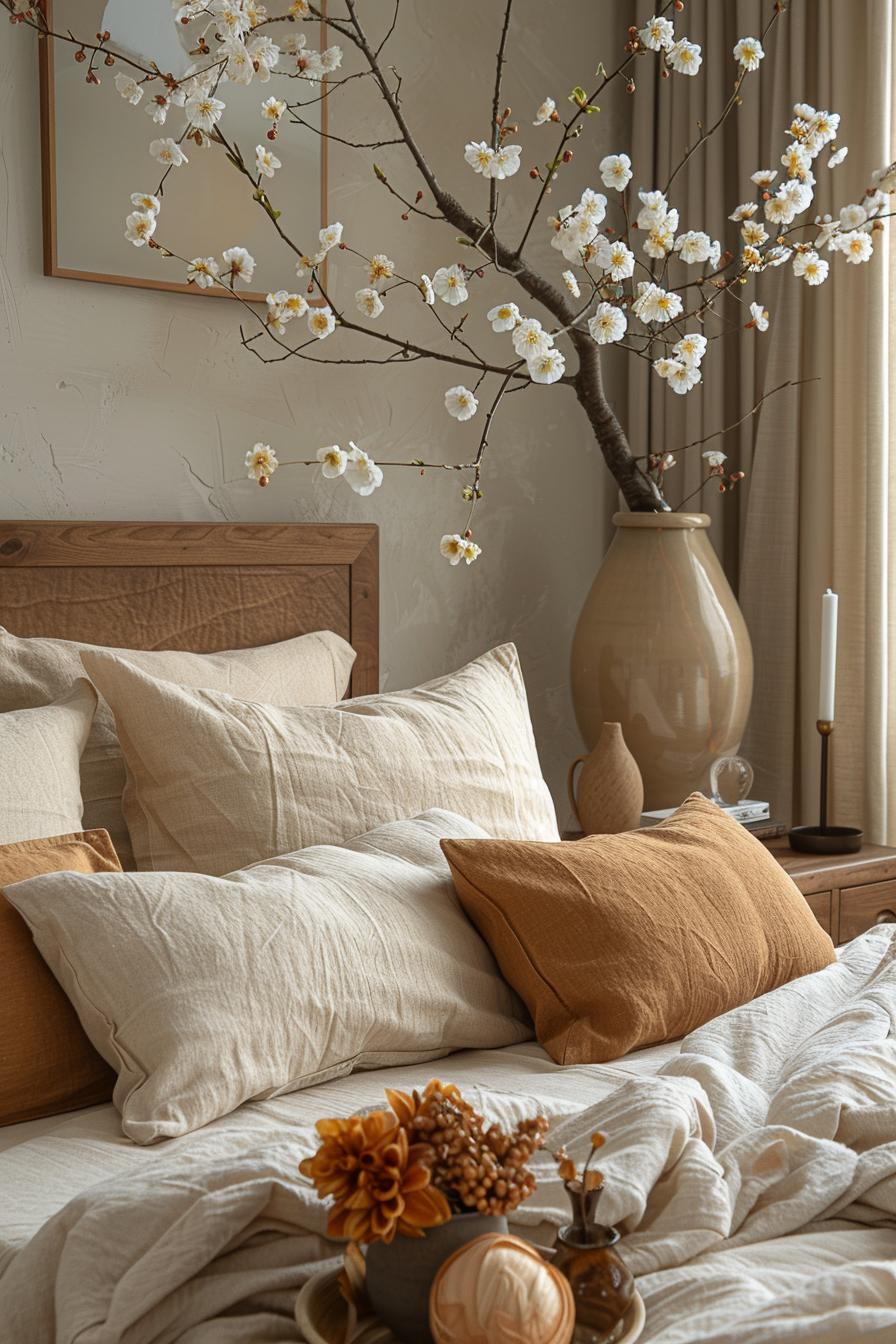18 Genius Home Bedroom Smoothing Ideas On a Budget 41 18. Budget-friendly bedroom inspired by nature