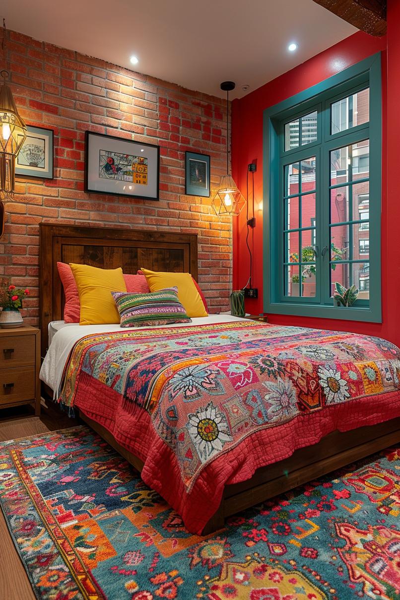 18 Genius Home Bedroom Smoothing Ideas on a Budget 8 3. Budget-friendly template accent wall-0