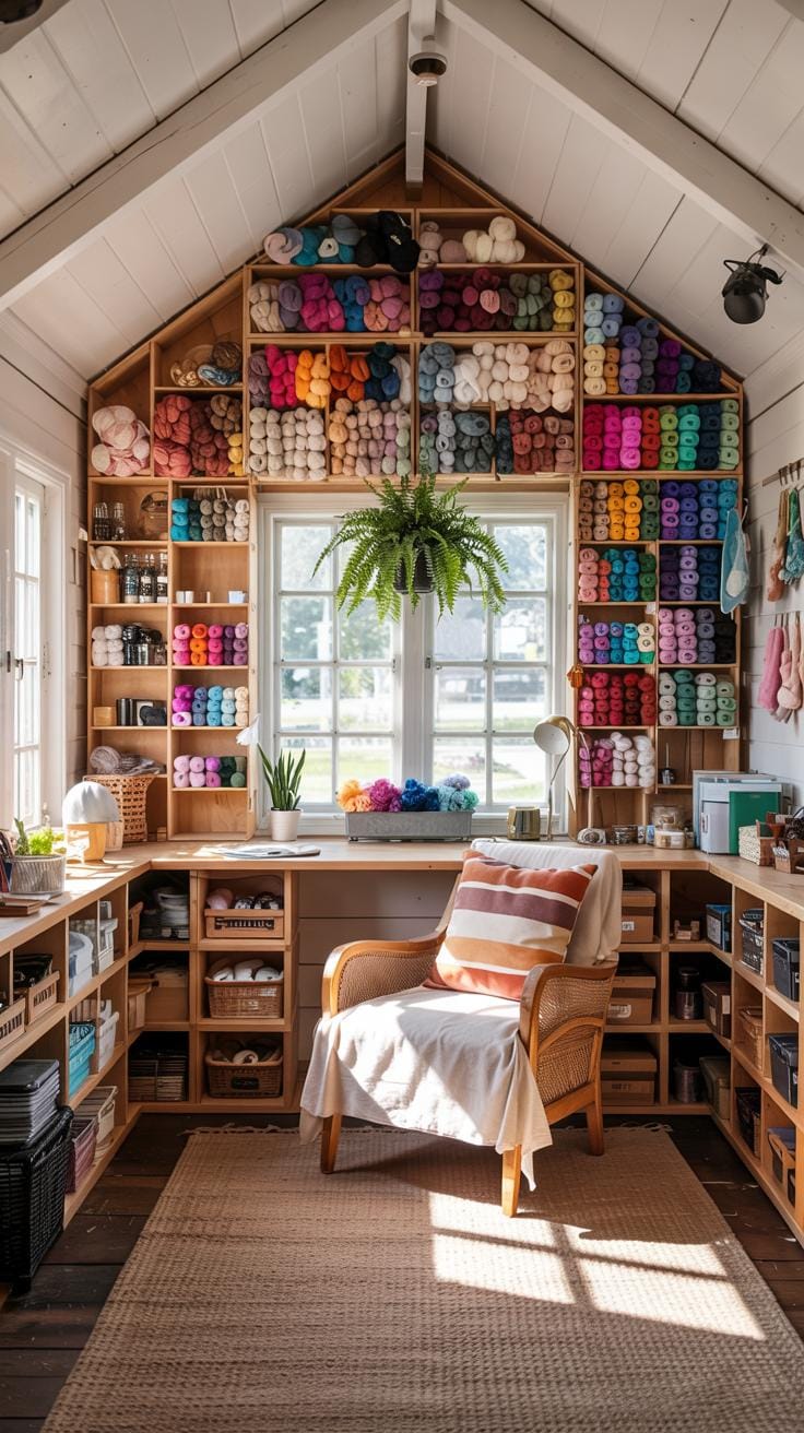 25 Craft Room Ideas with Genius Organization & Decor Tips