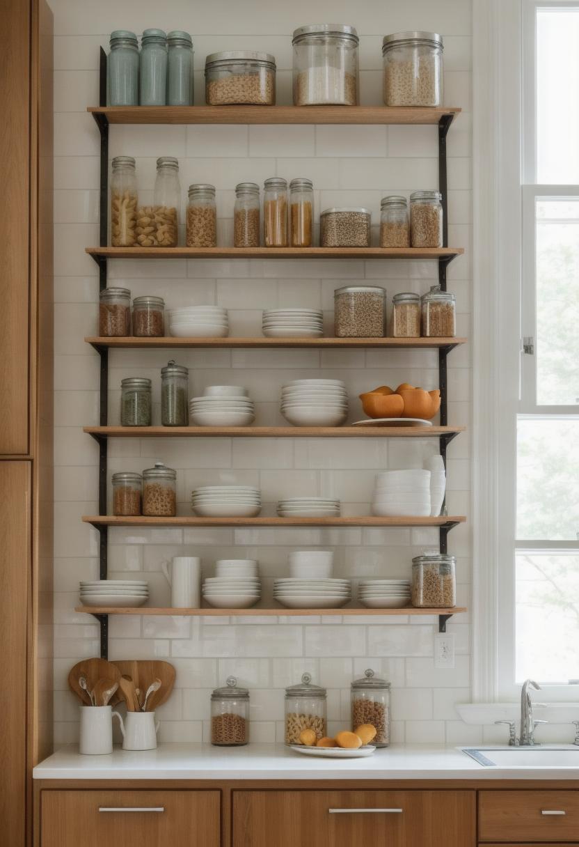 39 Clever Small Kitchen Ideas: Maximize Your Space with Stylish and Functional Designs 50 38. Cabinet Divider DIY with Rods-3