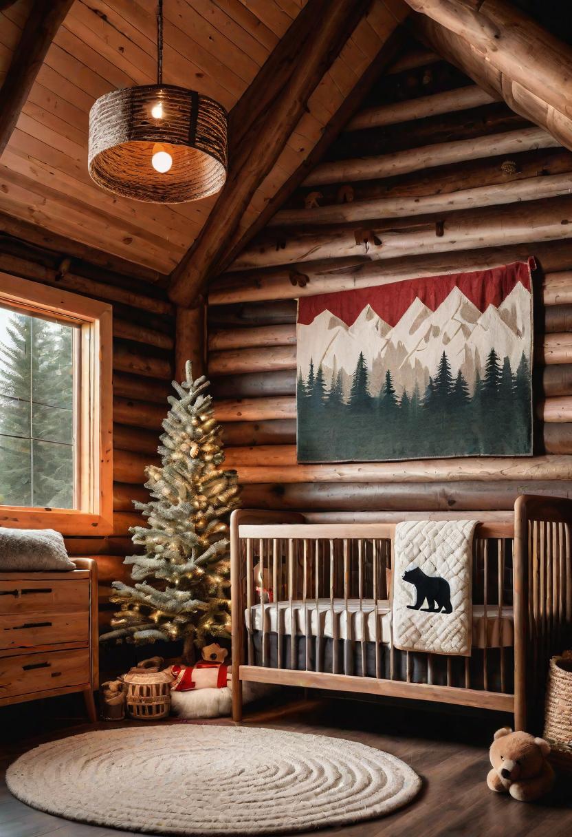 61 Dreamy Nursery Room Inspirations: From Cozy Corners to Whimsical Themes 76 53. Canadian Cabin Corner Ideas-0