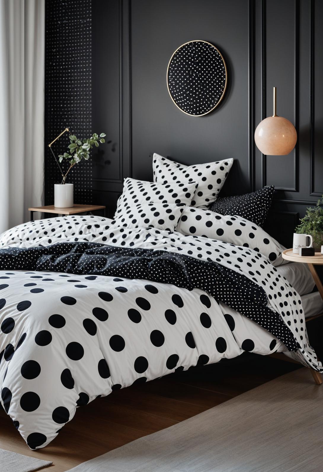 39 Dreamy Bedroom Decor Ideas (New) 43 37. Charming Polka Dot Bedding Ideas-0